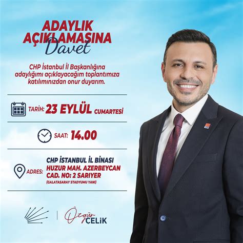 CHP İstanbul İl Başkanı Özgür Çelik’ten yerel seçim mesajı: Tabanda İstanbul ittifakı kuruldu